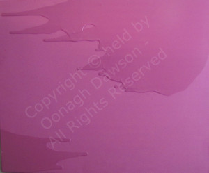 Pink, Matt and Gloss Abstract painting